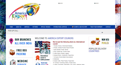 Desktop Screenshot of americaexpcouriers.com